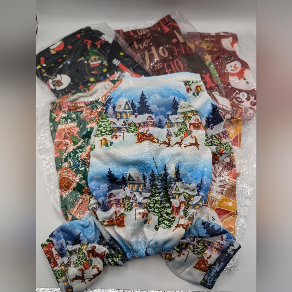 8 Small dog Christmas pajamas
